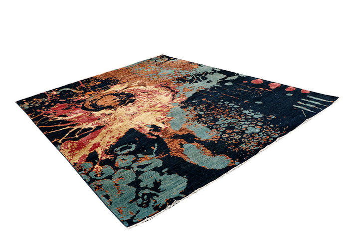 Multi Colored Abstract 7' 10 x 9' 11 - No. 65174 - ALRUG Rug Store