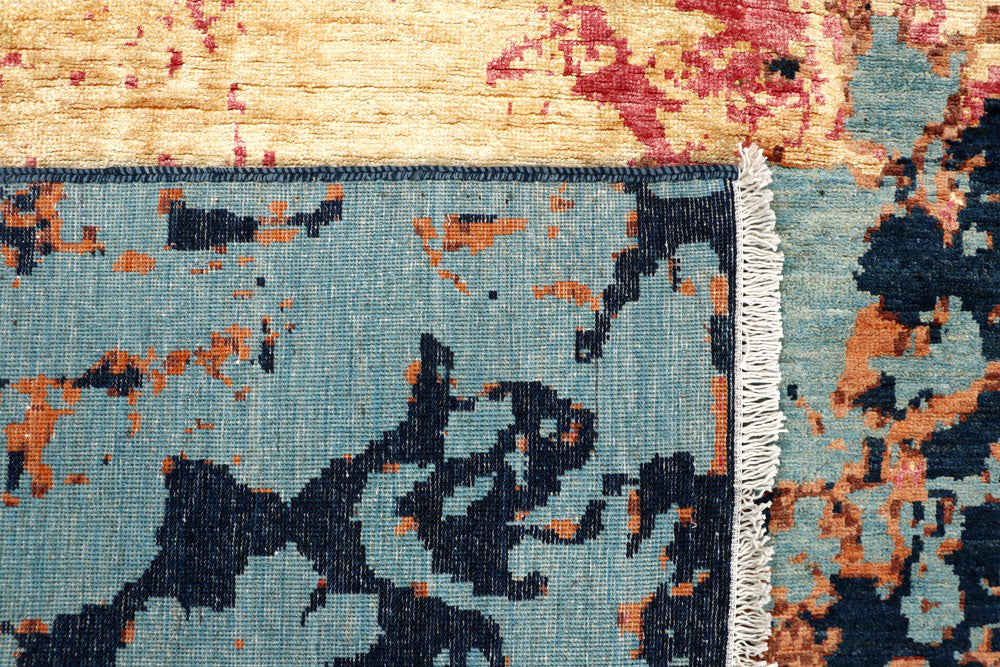 Multi Colored Abstract 7' 10 x 9' 11 - No. 65174 - ALRUG Rug Store