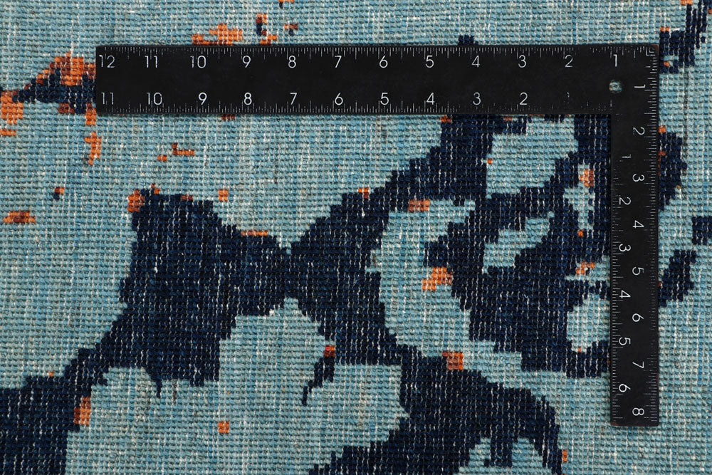 Multi Colored Abstract 7' 10 x 9' 11 - No. 65174 - ALRUG Rug Store