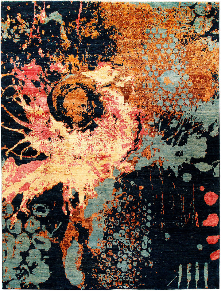 Multi Colored Abstract 7' 10 x 9' 11 - No. 65174 - ALRUG Rug Store