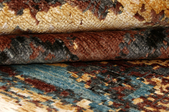 Multi Colored Abstract 7' 11 x 9' 11 - No. 65175 - ALRUG Rug Store