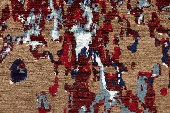 Multi Colored Abstract 8'  x" 10'  6" - No. QA76122