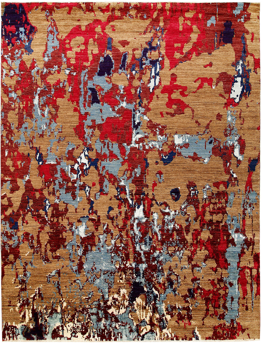 Multi Colored Abstract 8' x 10' 6 - No. 65176 - ALRUG Rug Store