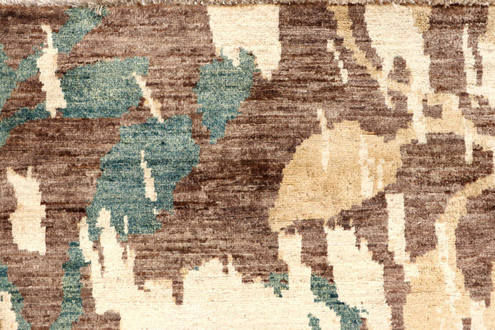 Multi Colored Abstract 8'  1" x 9'  10" - No. QA54122