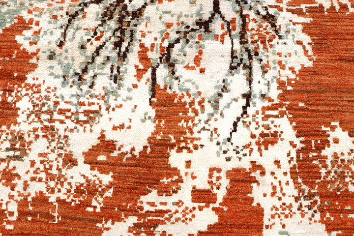 Multi Colored Abstract 7'  11" x 10'  6" - No. QA95612