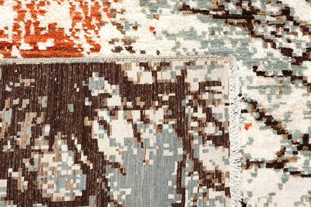 Multi Colored Abstract 7' 11 x 10' 6 - No. 65178 - ALRUG Rug Store