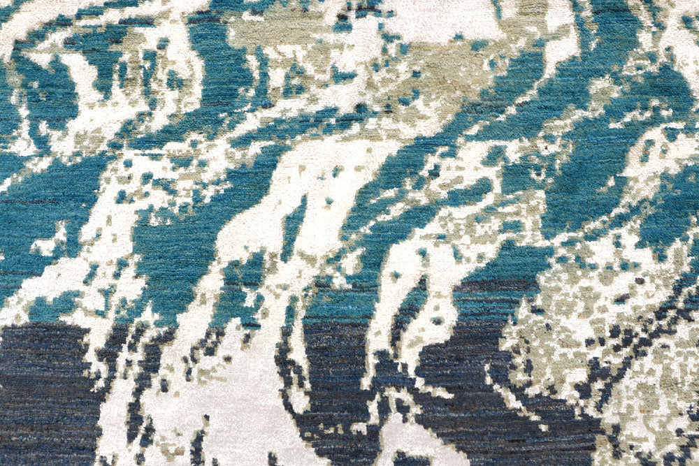 Multi Colored Abstract 8' x 10' 2 - No. 65179 - ALRUG Rug Store