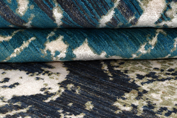 Multi Colored Abstract 8' x 10' 2 - No. 65179 - ALRUG Rug Store