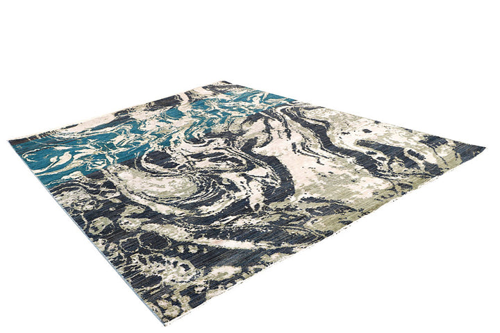 Multi Colored Abstract 8' x 10' 2 - No. 65179 - ALRUG Rug Store