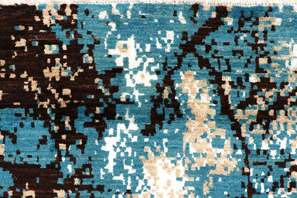 Multi Colored Abstract 7' 11 x 10' 2 - No. 65180 - ALRUG Rug Store