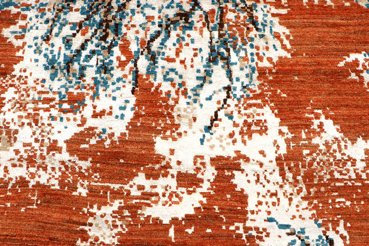 Multi Colored Abstract 7' 11 x 10' 2 - No. 65180 - ALRUG Rug Store