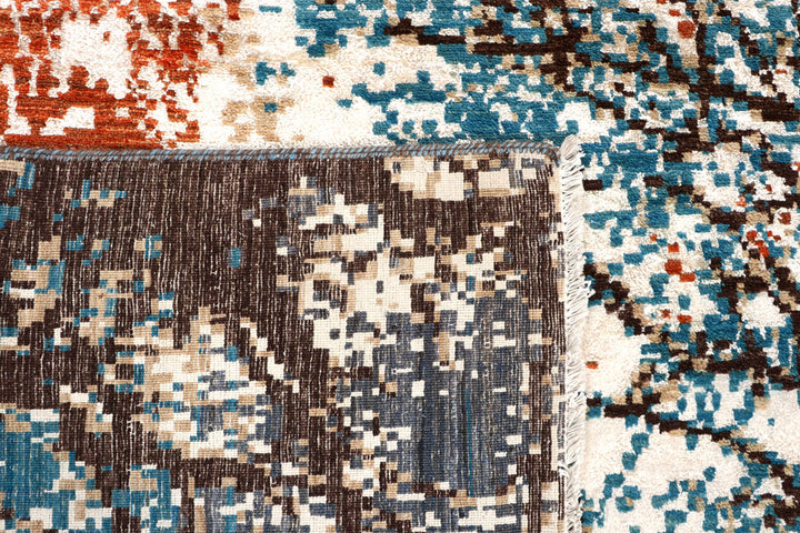 Multi Colored Abstract 7' 11 x 10' 2 - No. 65180 - ALRUG Rug Store