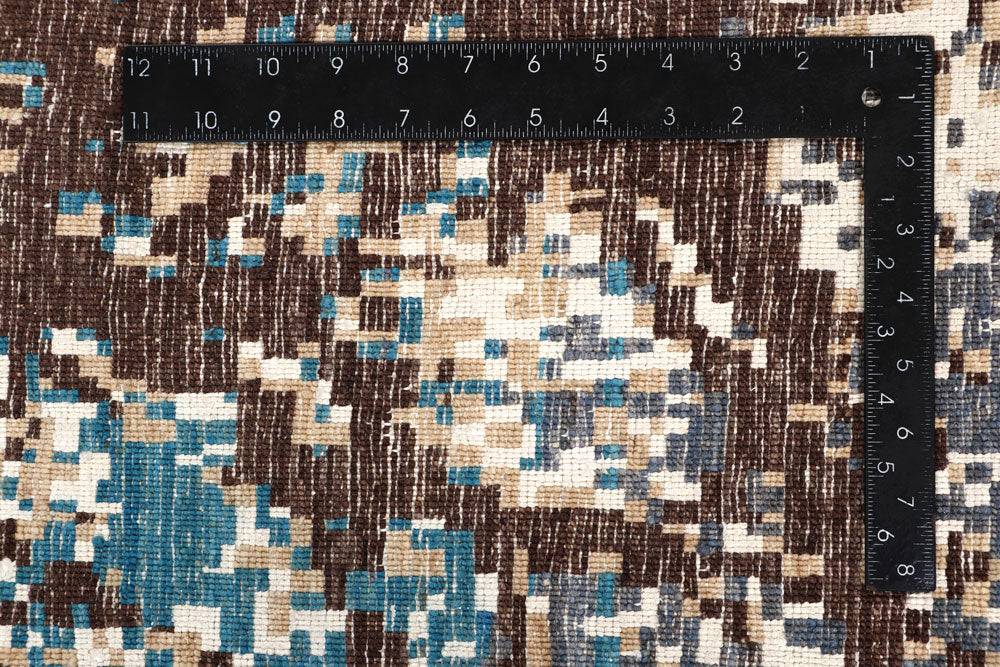 Multi Colored Abstract 7' 11 x 10' 2 - No. 65180 - ALRUG Rug Store