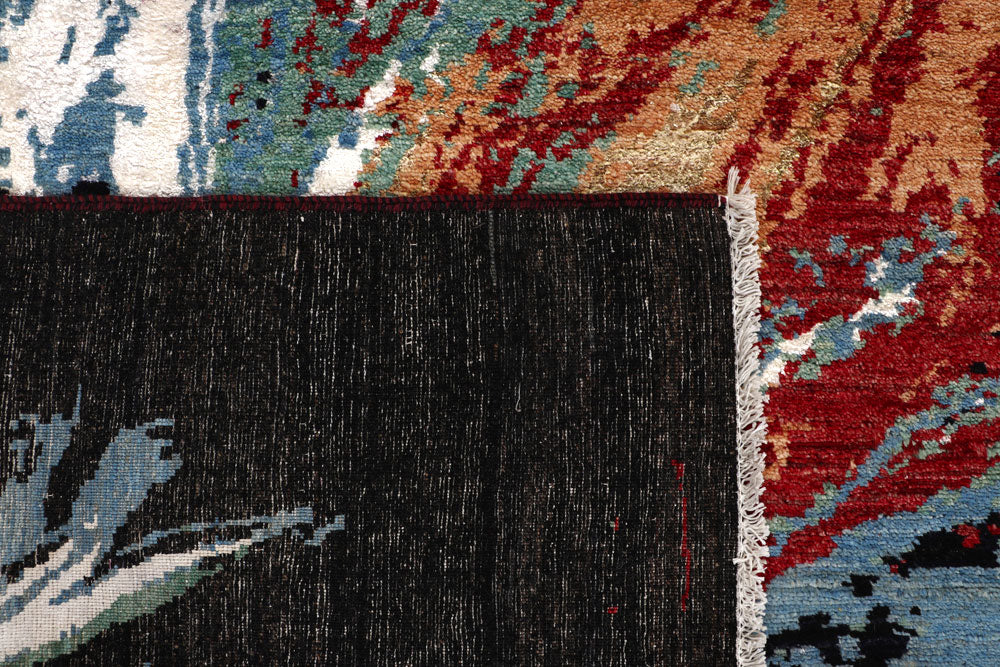 Multi Colored Abstract 8' x 10' 4 - No. 65181 - ALRUG Rug Store