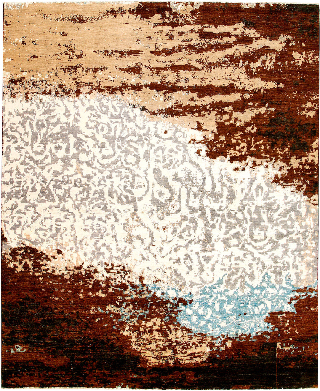 Multi Colored Abstract 8' 1 x 9' 10 - No. 65182 - ALRUG Rug Store