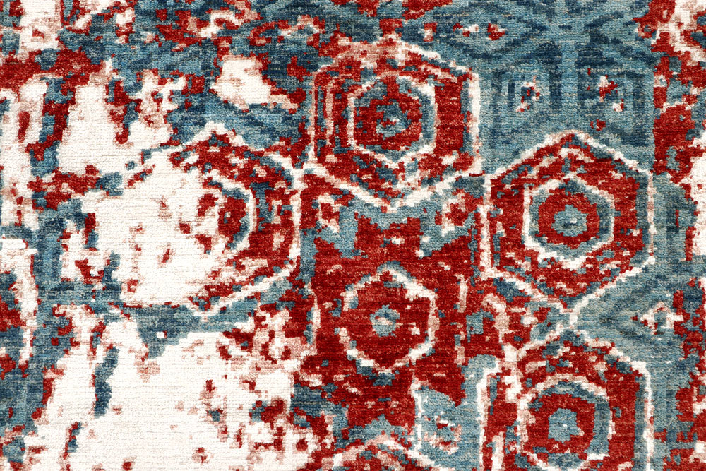 Multi Colored Abstract 7' 11 x 9' 7 - No. 65183 - ALRUG Rug Store