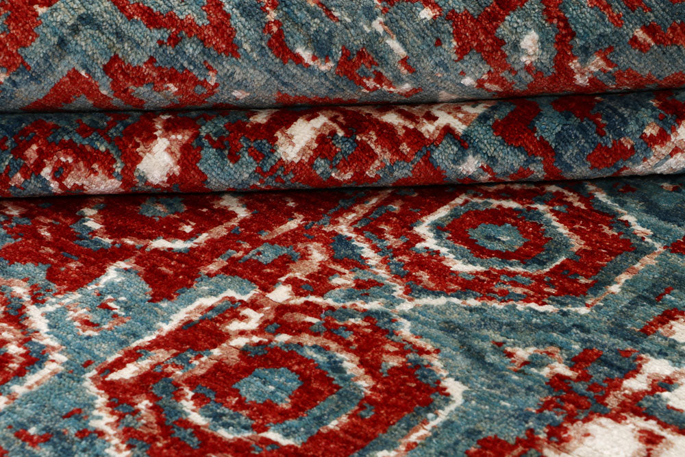 Multi Colored Abstract 7' 11 x 9' 7 - No. 65183 - ALRUG Rug Store