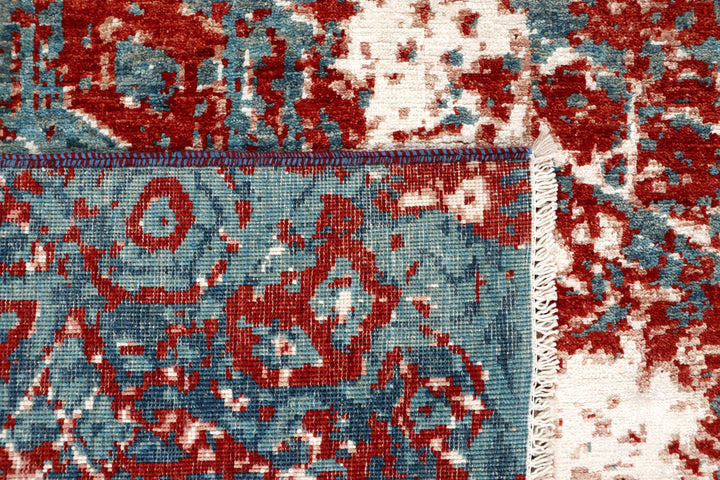 Multi Colored Abstract 7' 11 x 9' 7 - No. 65183 - ALRUG Rug Store