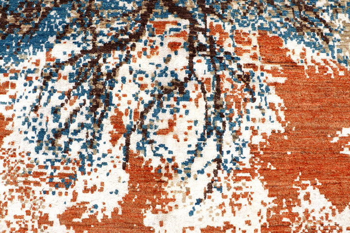 Multi Colored Abstract 8' x 10' 4 - No. 65184 - ALRUG Rug Store