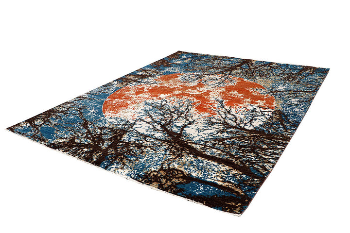 Multi Colored Abstract 8' x 10' 4 - No. 65184 - ALRUG Rug Store