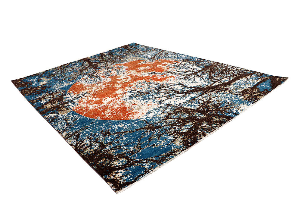 Multi Colored Abstract 8' x 10' 4 - No. 65184 - ALRUG Rug Store