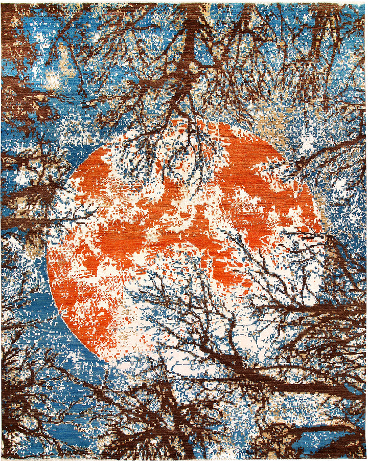 Multi Colored Abstract 8' x 10' 4 - No. 65184 - ALRUG Rug Store