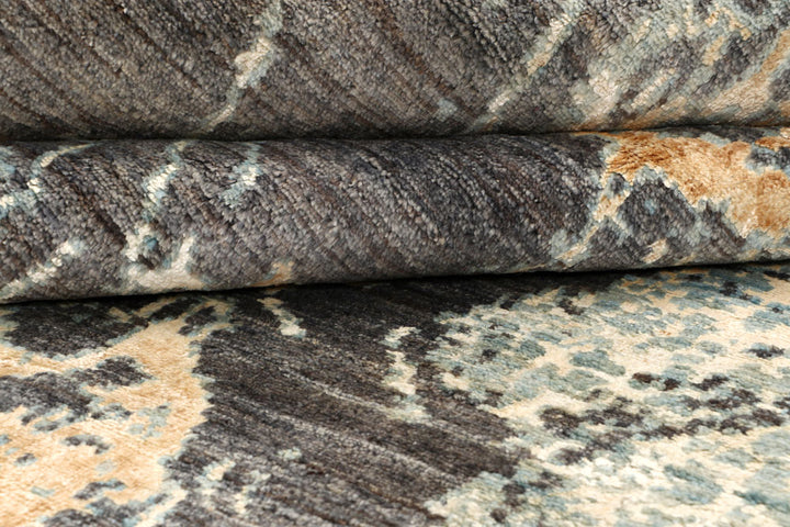 Multi Colored Abstract 8' x 10' 3 - No. 65185 - ALRUG Rug Store