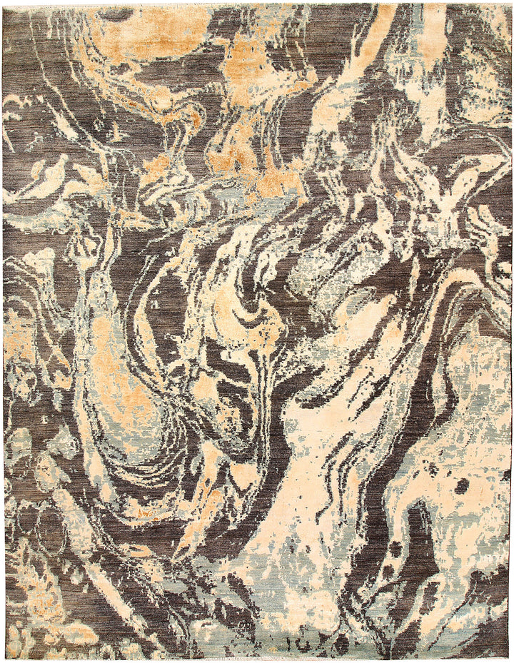 Multi Colored Abstract 8'  x" 10'  3" - No. QA58140