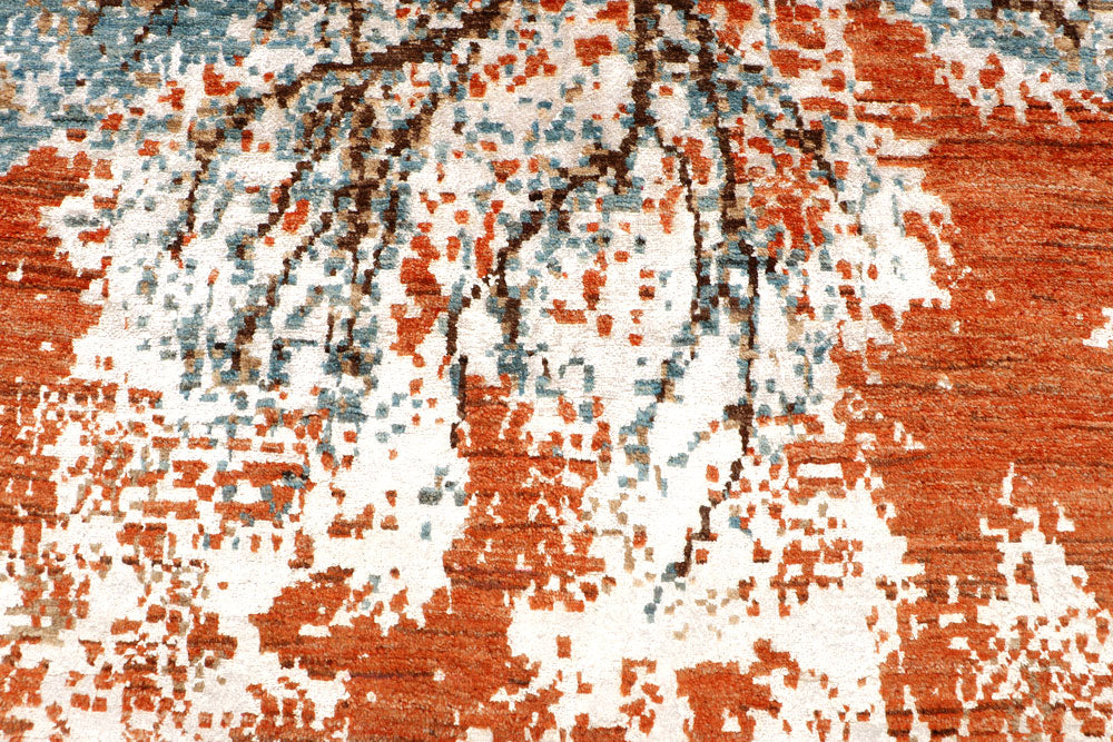 Multi Colored Abstract 7' 11 x 10' 2 - No. 65186 - ALRUG Rug Store