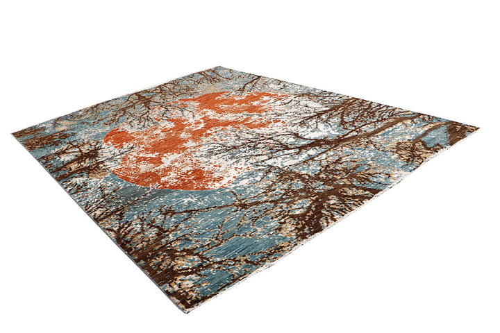 Multi Colored Abstract 7' 11 x 10' 2 - No. 65186 - ALRUG Rug Store