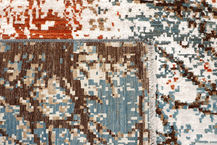 Multi Colored Abstract 7' 11 x 10' 2 - No. 65186 - ALRUG Rug Store