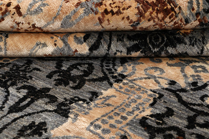 Multi Colored Abstract 8' x 10' 4 - No. 65187 - ALRUG Rug Store