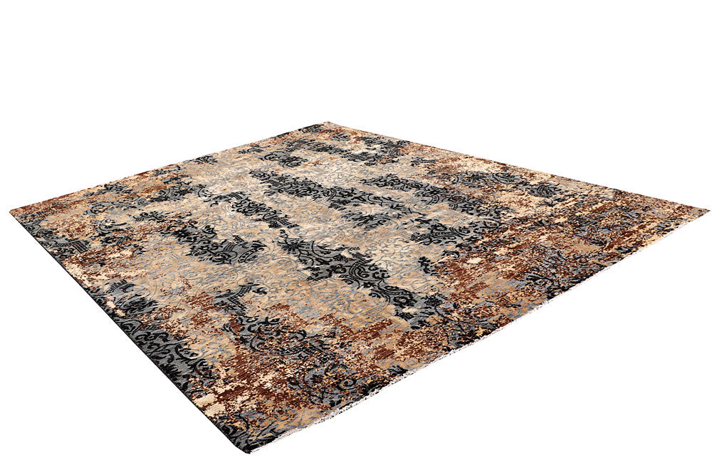 Multi Colored Abstract 8' x 10' 4 - No. 65187 - ALRUG Rug Store