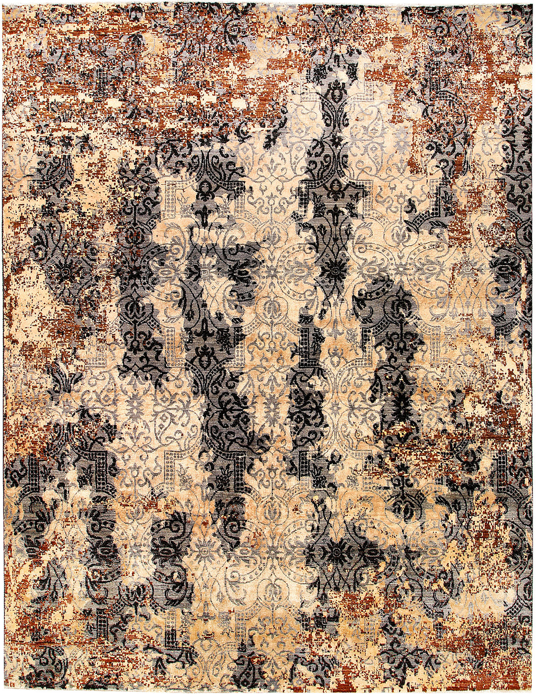 Multi Colored Abstract 8' x 10' 4 - No. 65187 - ALRUG Rug Store