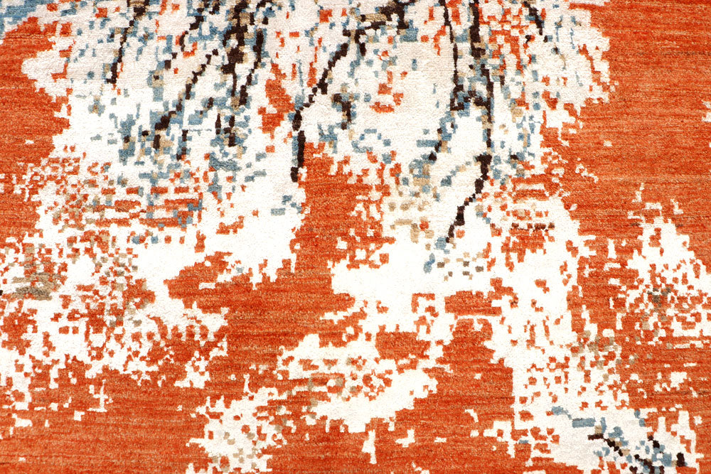 Multi Colored Abstract 8' x 10' 4 - No. 65189 - ALRUG Rug Store