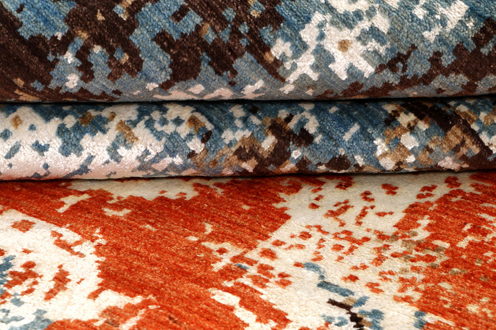 Multi Colored Abstract 8' x 10' 4 - No. 65189 - ALRUG Rug Store