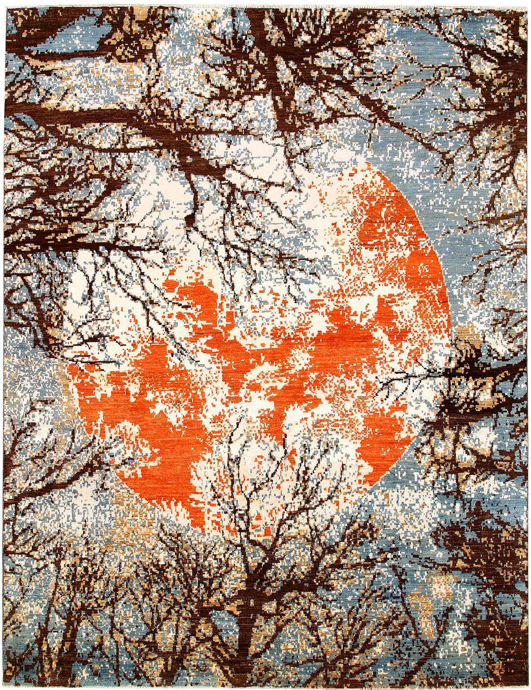 Multi Colored Abstract 8' x 10' 4 - No. 65189 - ALRUG Rug Store