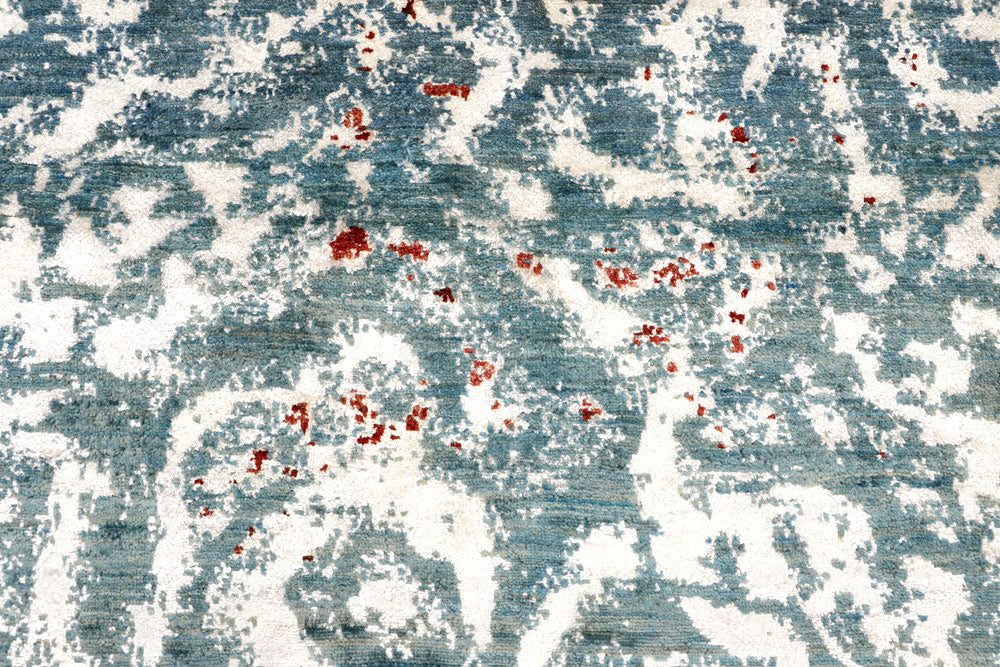 Multi Colored Abstract 8' x 10' 2 - No. 65191 - ALRUG Rug Store