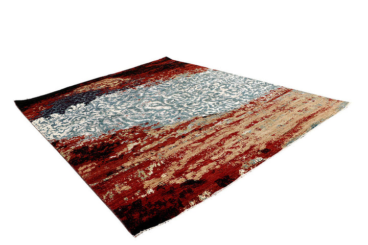 Multi Colored Abstract 8'  x" 10'  2" - No. QA37050