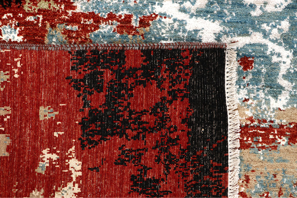 Multi Colored Abstract 8' x 10' 2 - No. 65191 - ALRUG Rug Store