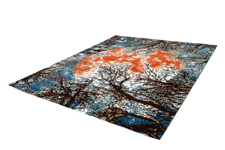 Multi Colored Abstract 8' x 10' 1 - No. 65192 - ALRUG Rug Store