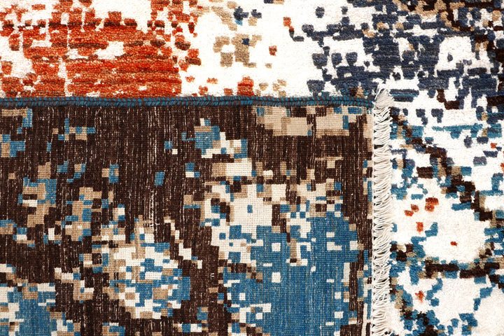 Multi Colored Abstract 8' x 10' 1 - No. 65192 - ALRUG Rug Store