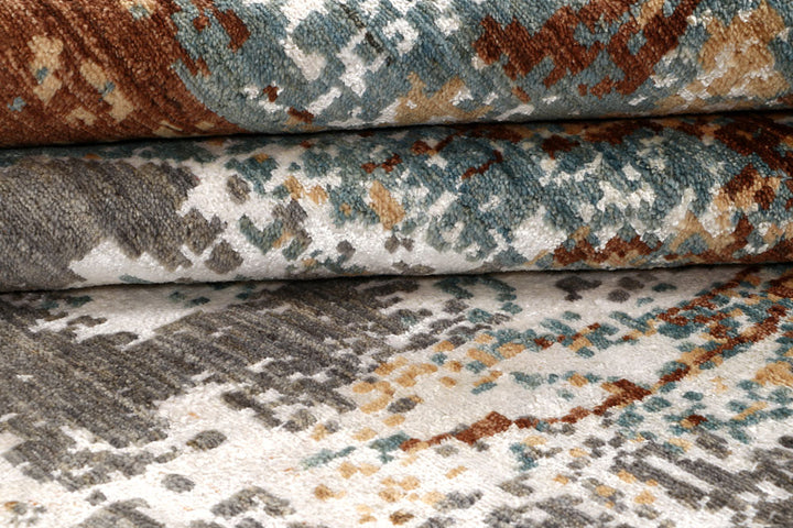 Multi Colored Abstract 8' x 10' 4 - No. 65193 - ALRUG Rug Store