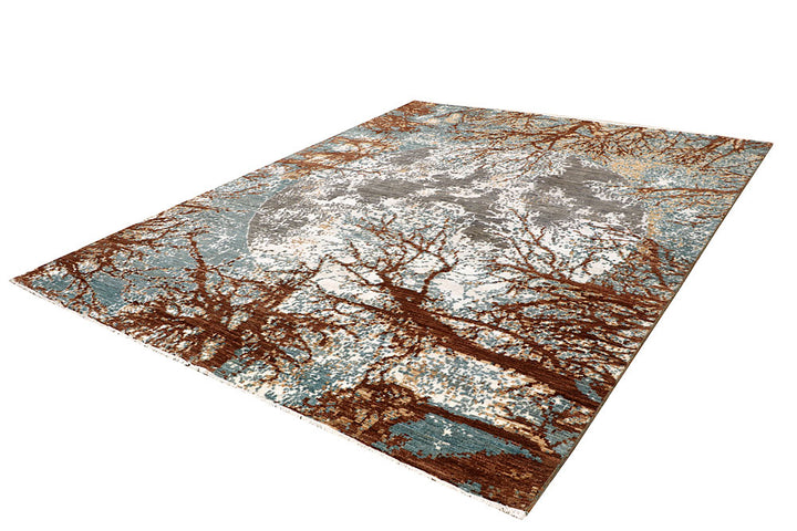 Multi Colored Abstract 8' x 10' 4 - No. 65193 - ALRUG Rug Store