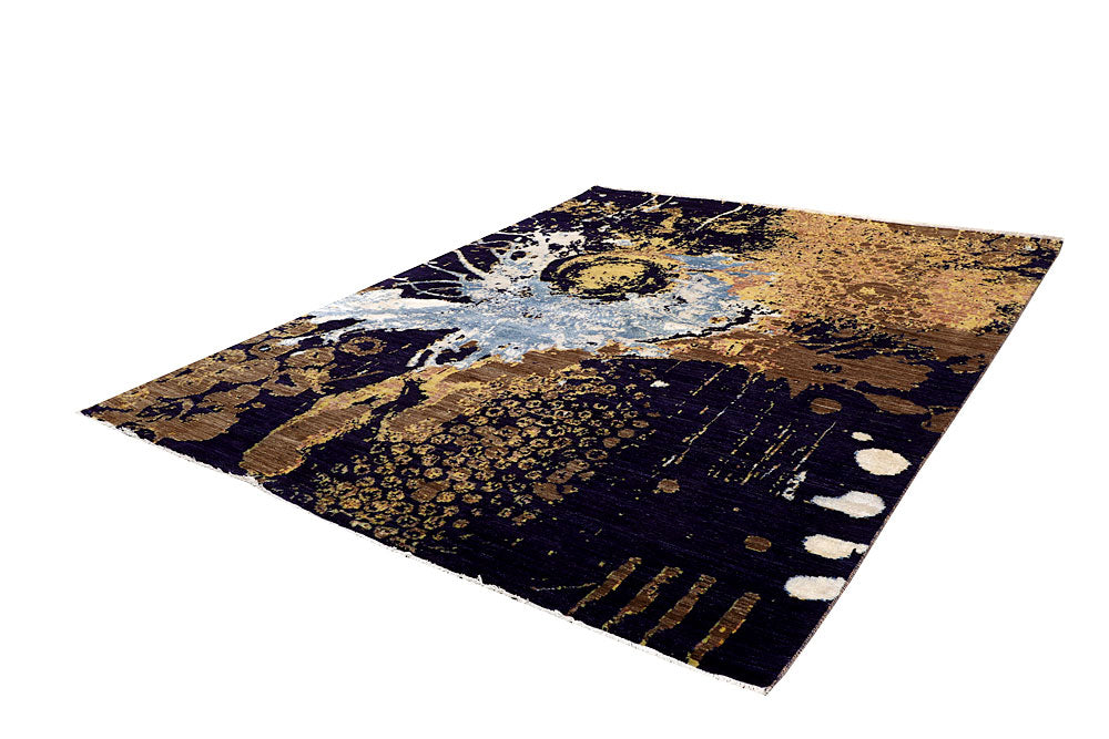 Multi Colored Abstract 8' x 10' 3 - No. 65194 - ALRUG Rug Store