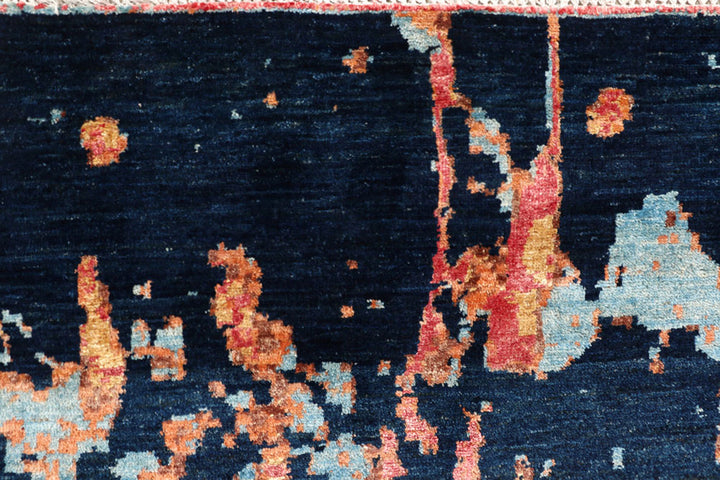 Multi Colored Abstract 8'  11" x 11'  10" - No. QA17637