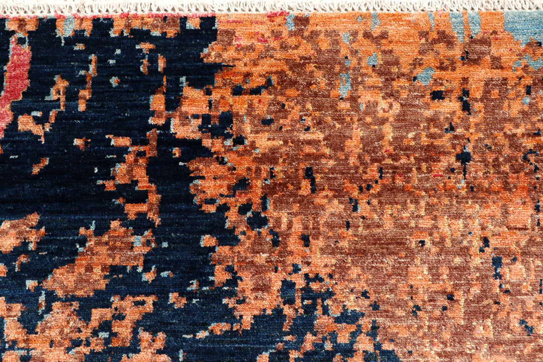 Multi Colored Abstract 8'  11" x 11'  10" - No. QA17637