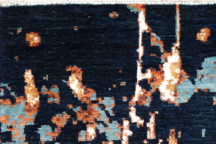 Multi Colored Abstract 9' x 11' 10 - No. 65196 - ALRUG Rug Store