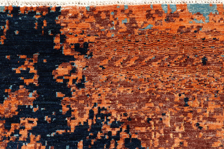 Multi Colored Abstract 9' x 11' 10 - No. 65196 - ALRUG Rug Store