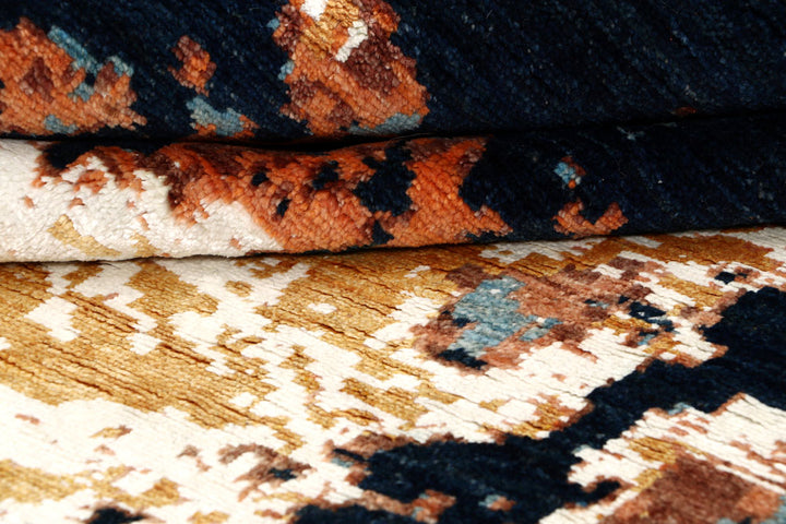 Multi Colored Abstract 9' x 11' 10 - No. 65196 - ALRUG Rug Store